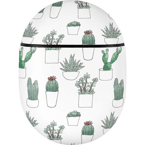 Succulent Pattern Google Pixel Buds Skin